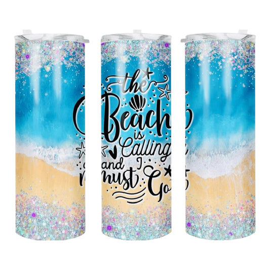 Beach 20oz Skinny Tumbler