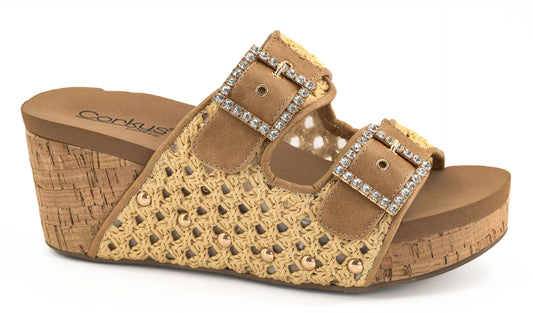 Main Squeeze Natural Wedge by Corkys