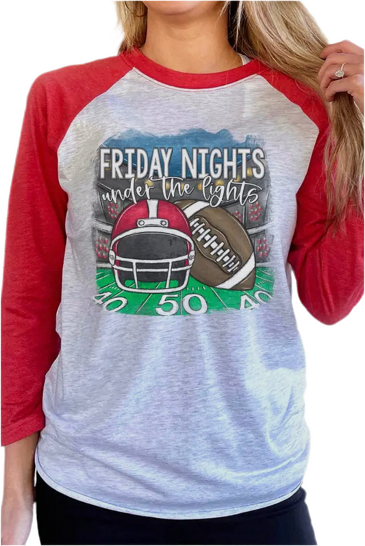 Gameday Red Friday Nights Under The Lights T-Shirt