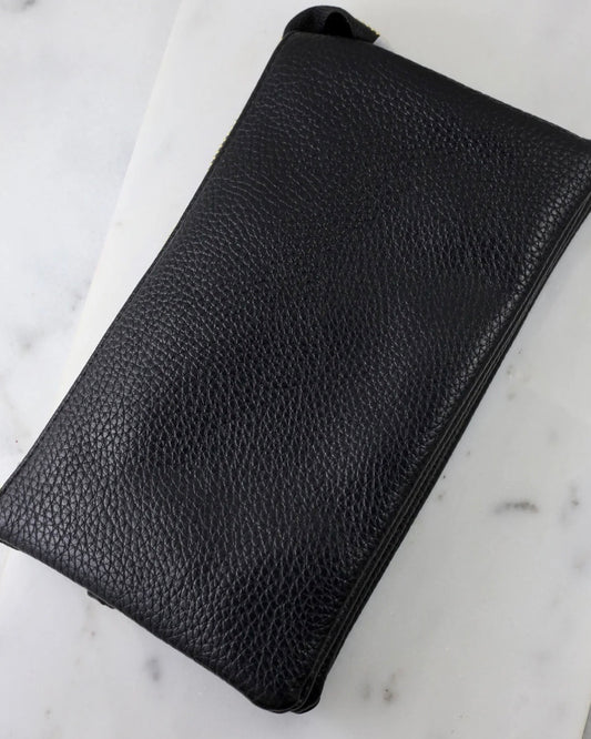 Liz Crossbody Black Handbag by Caroline Hill