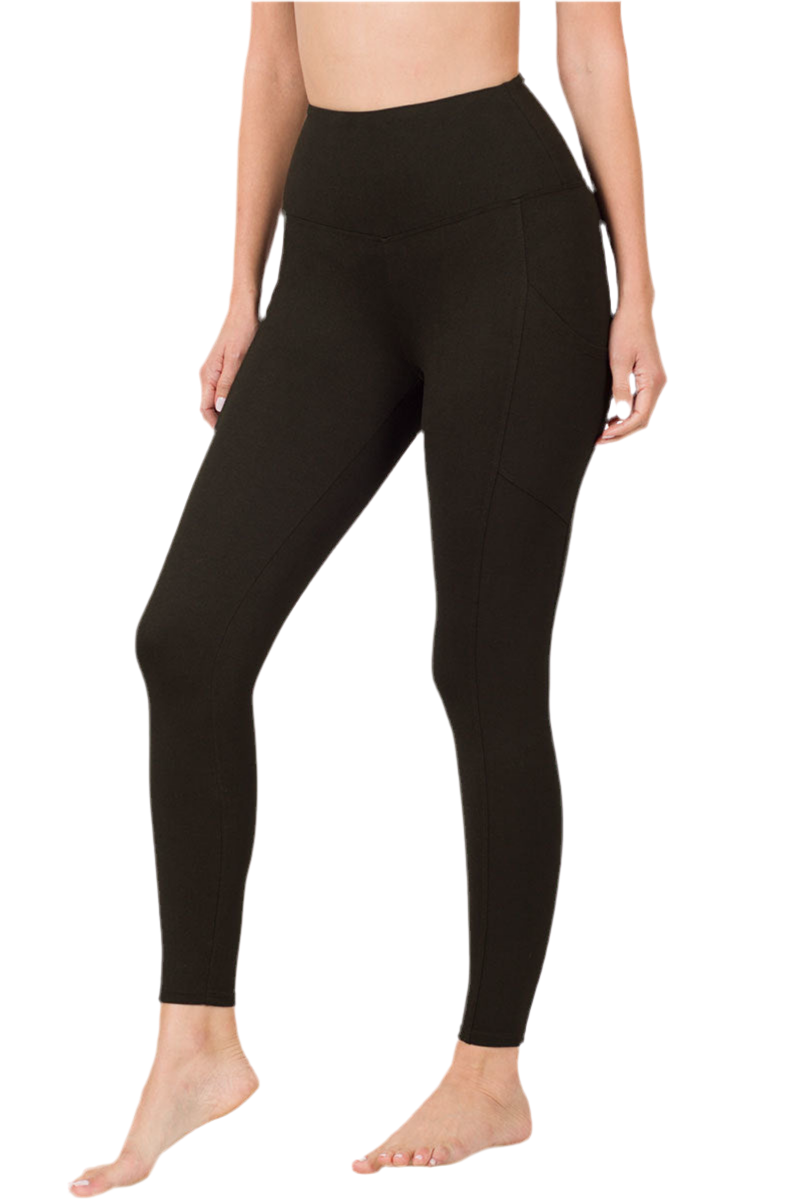 Brushed Microfiber Full Length Leggings