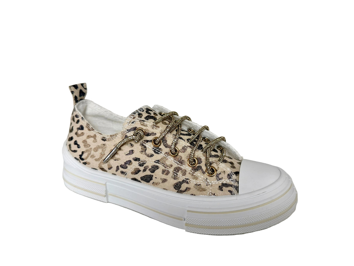 Aman Natural Leopard Sneakers by Very G