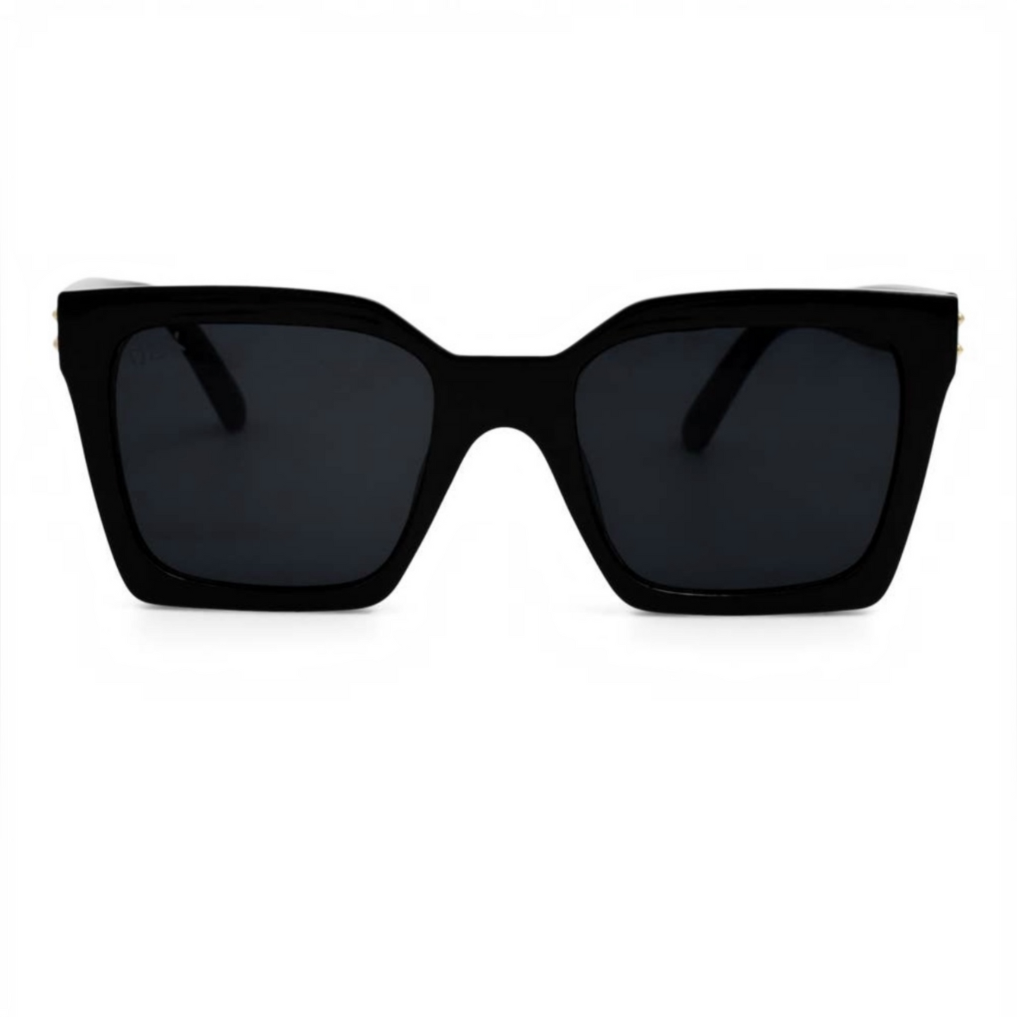 Wylie in Black - Women's Oversized Square Sunglasses by Dax Eyewear