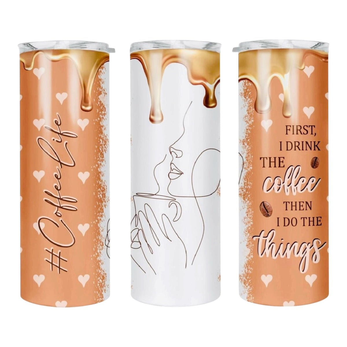 Coffee Life 20oz Skinny Tumbler