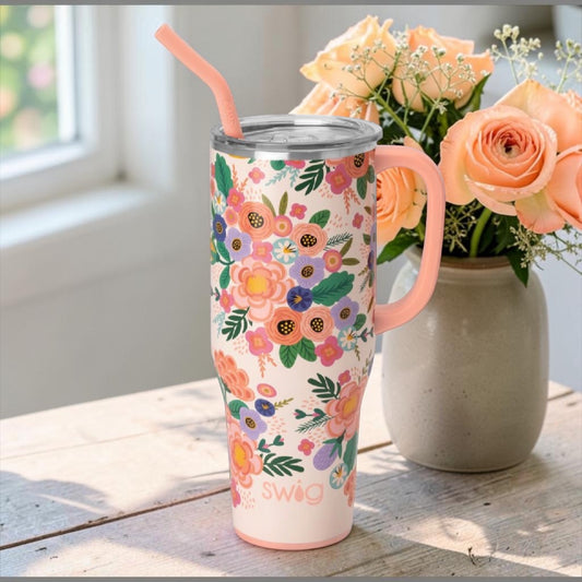 Full Bloom 40oz Mega Mug by Swig Life