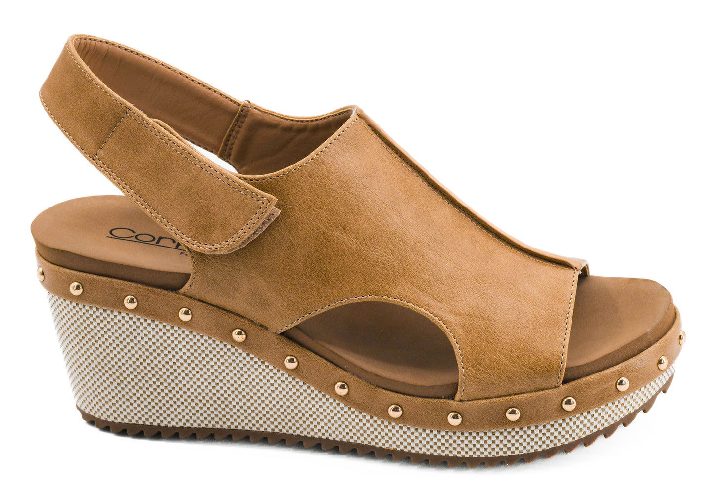 For Keeps Caramel Combo Wedge by Corkys