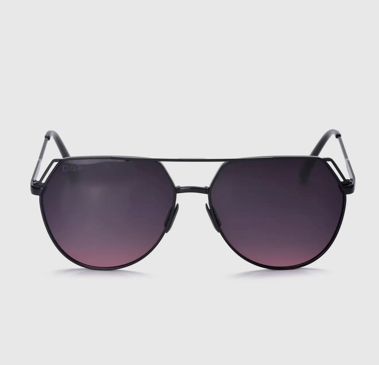 Ritz Smokeshow - Unisex Polarized Large Hair Friendly Aviator by DAX Eyewear