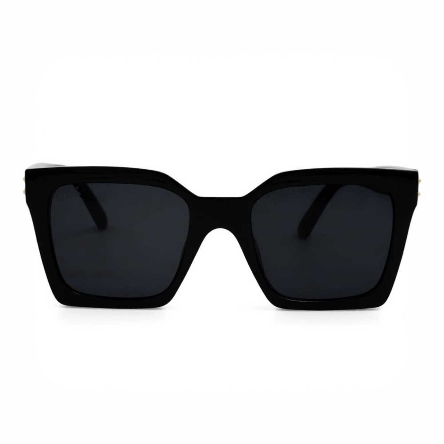 Wylie in Black - Women's Oversized Square Sunglasses by Dax Eyewear