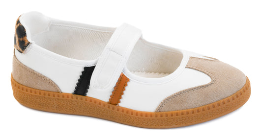 Calm Down Sand Mary Jane Sneaker by Corkys