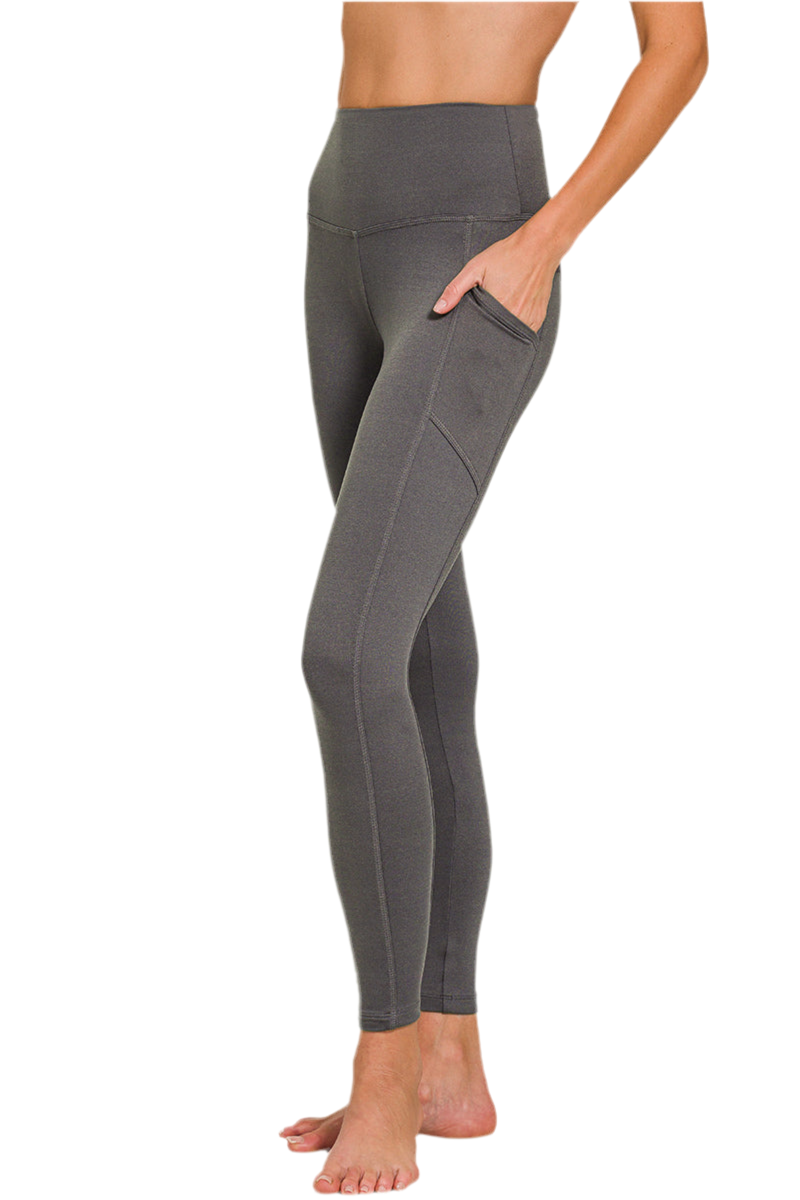 Brushed Microfiber Full Length Leggings