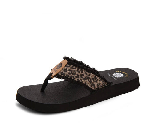 Nabhi Flip Flop (Black) by YellowBox