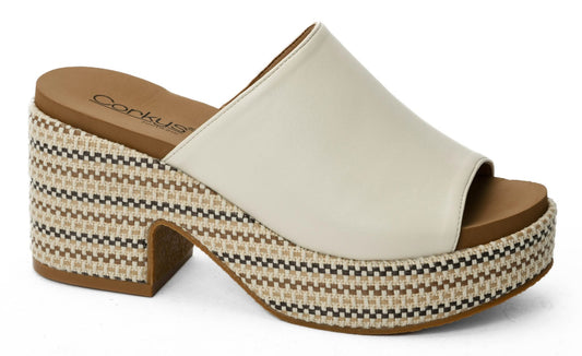 Totally Buggin Ivory Wedge by Corkys