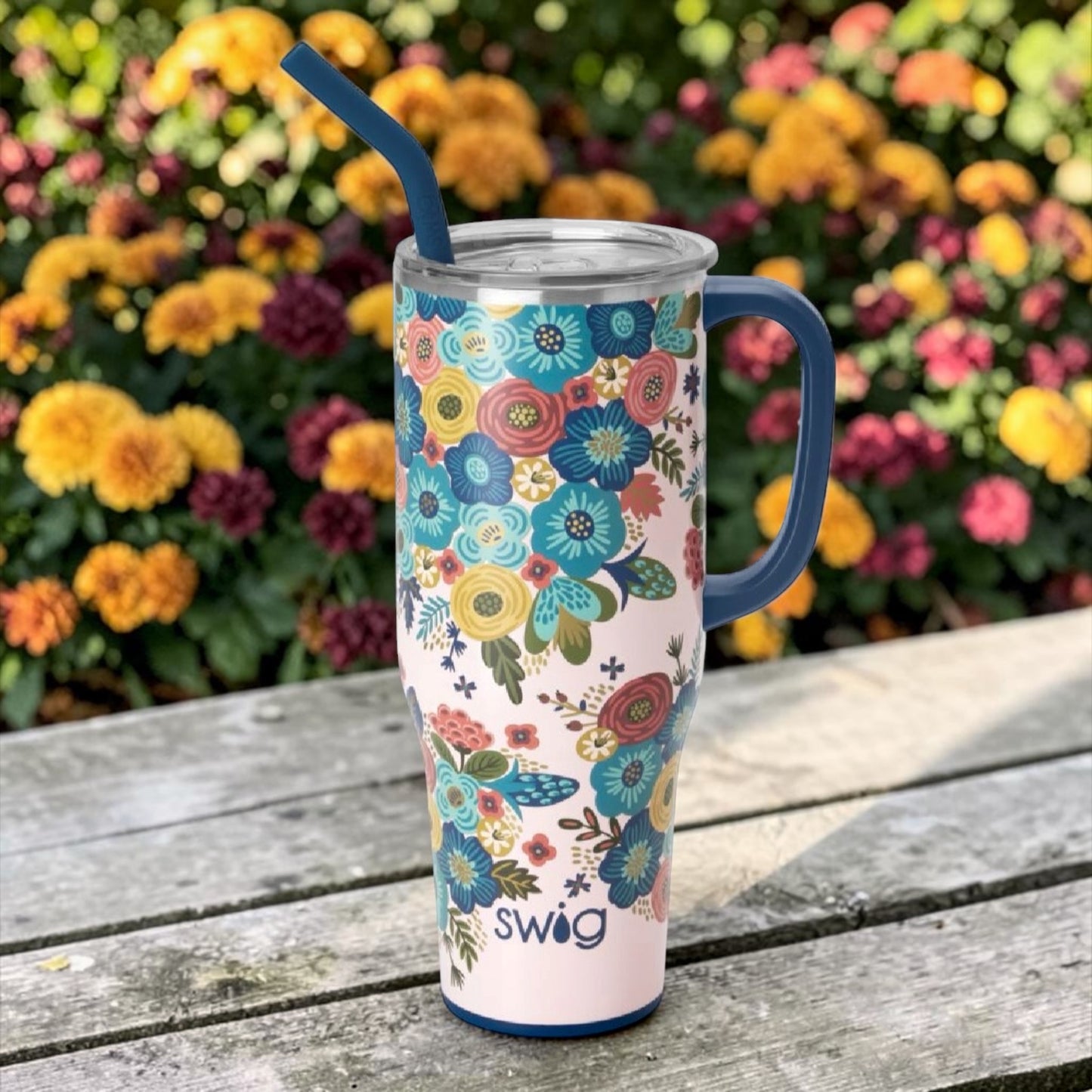 Bella Rosa 40oz Mega Mug by Swig Life