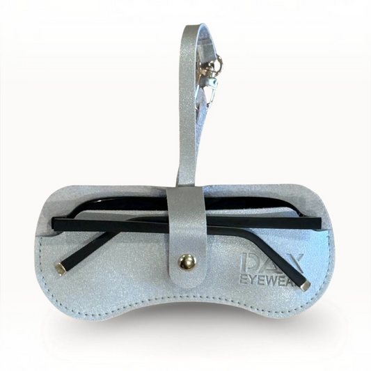 Silver Eyewear Clutch For Sunglasses - Scratch Protection by Dax Eyewear