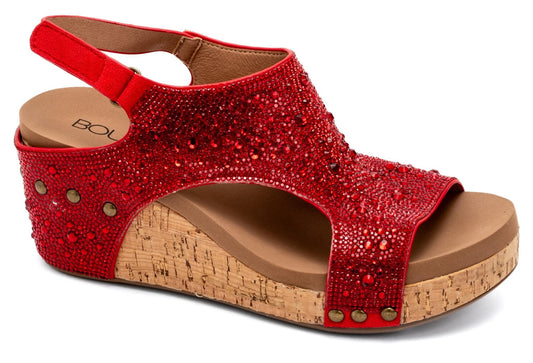 The Ashley Rhinestone Wedge by Corkys