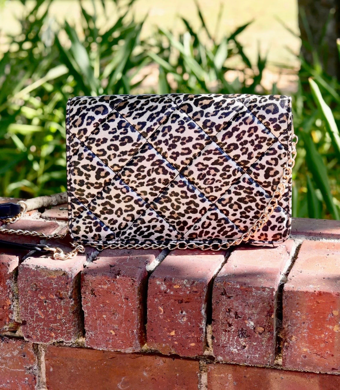 Bryn Clutch/Crossbody Spotted LD Handbag by Caroline Hill