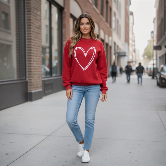 Reversible Printed Double Wear Mock Neck Sweatshirt