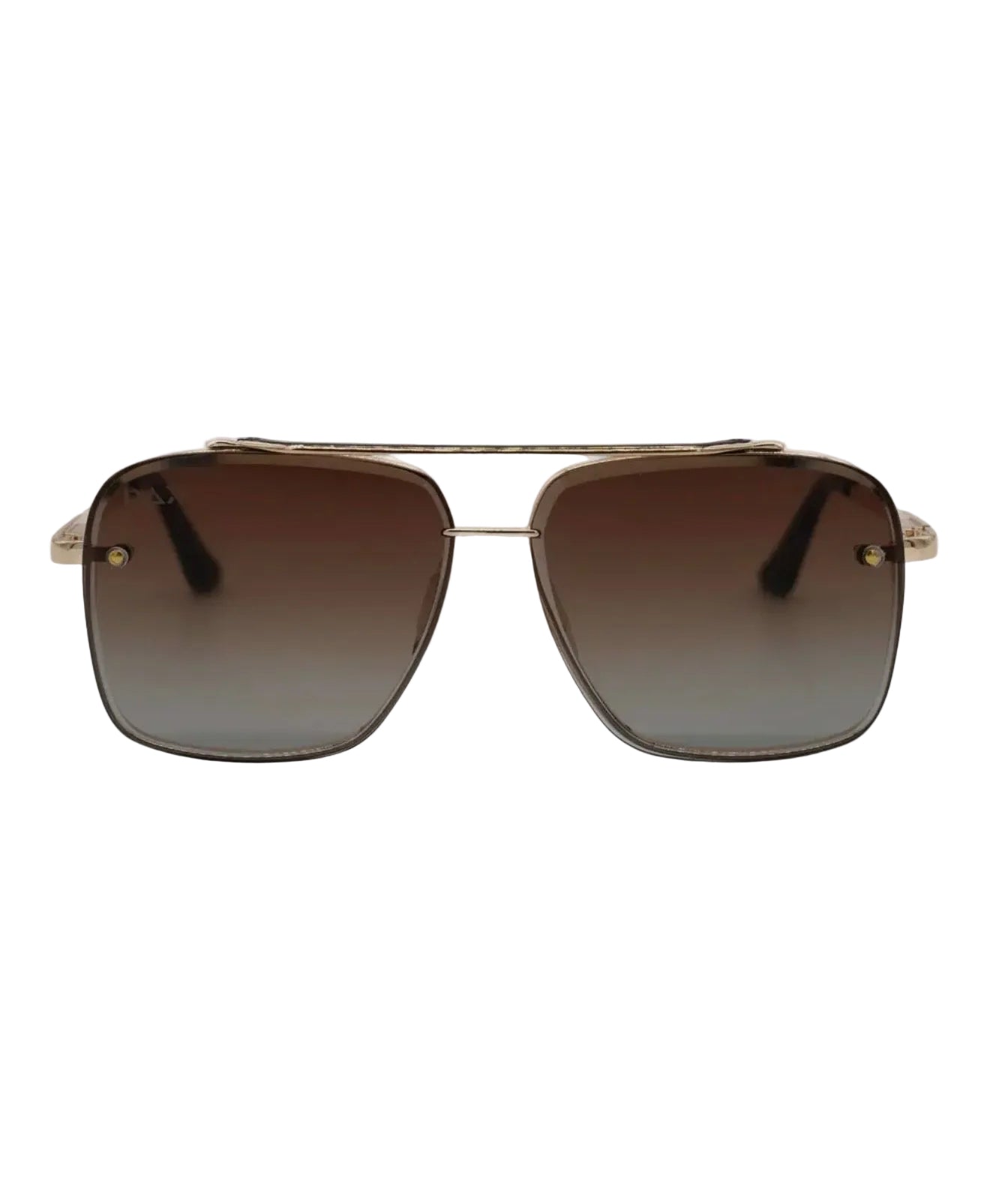 Dallas Brown Gradient- Women’s Modern Aviator Sunglasses by DAX Eyewear