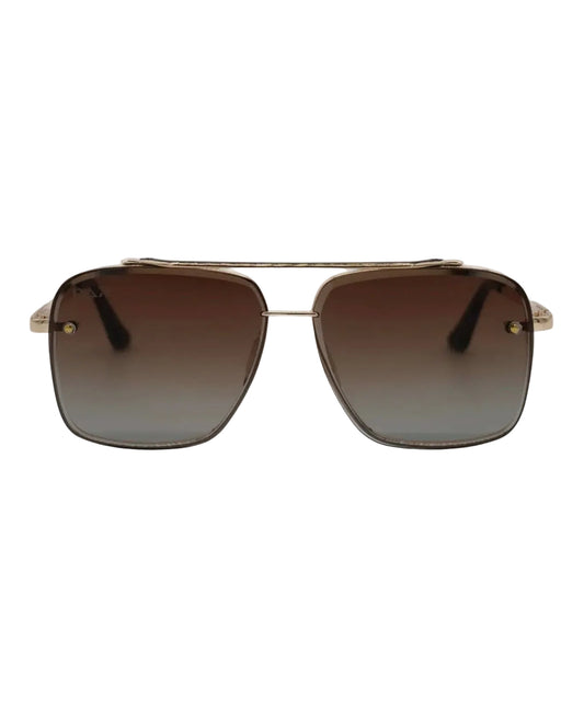Dallas Brown Gradient- Women’s Modern Aviator Sunglasses by DAX Eyewear