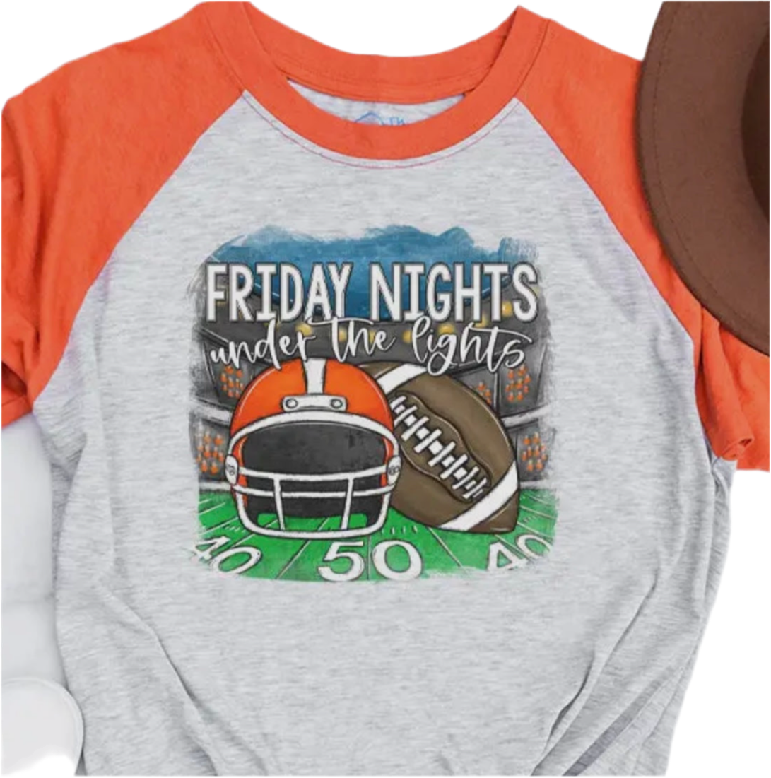 Gameday Orange Friday Nights Under The Lights T-Shirt