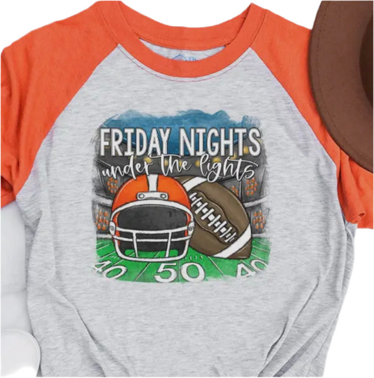 Gameday Orange Friday Nights Under The Lights T-Shirt