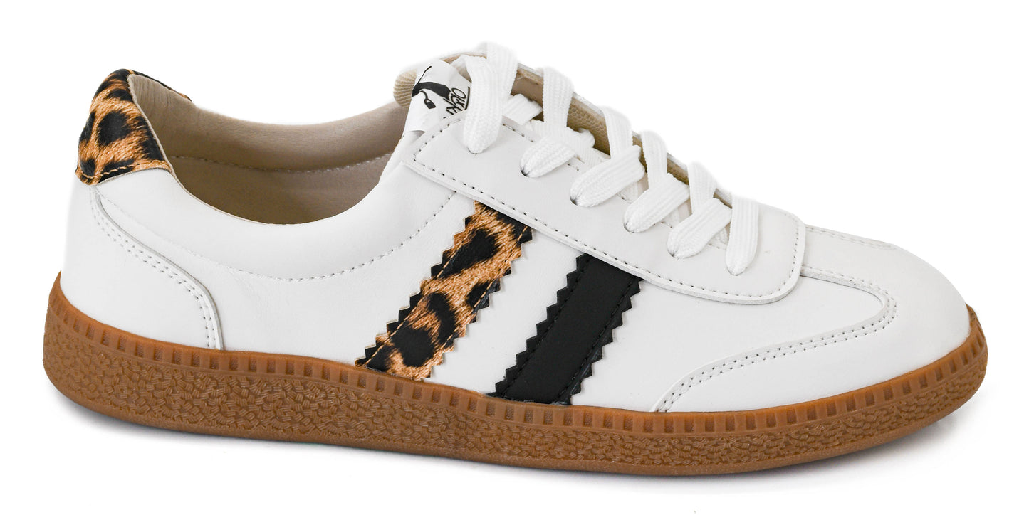 Heads Up Leopard Combo Sneakers by Corkys