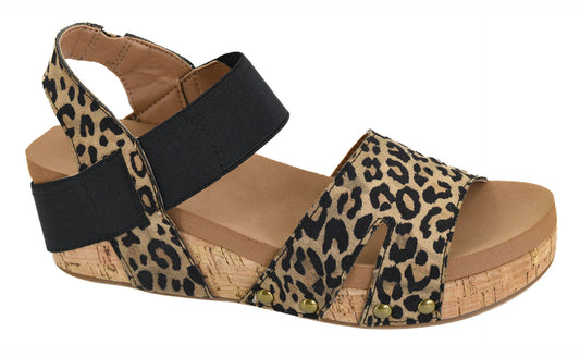 Better With Time Leopard Wedge by Corkys
