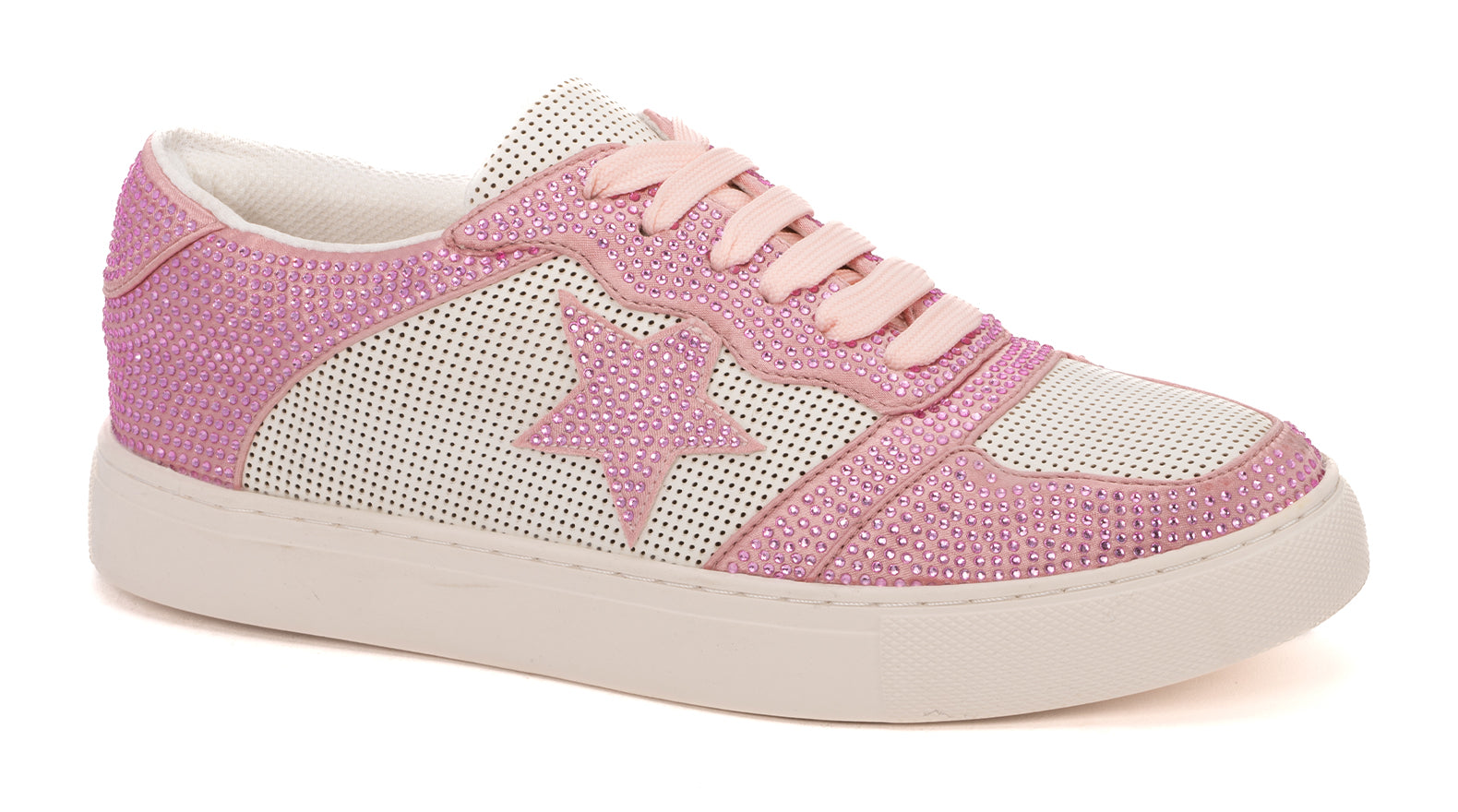 Corkys Pink Legendary Rhinestone Sparkle Sneakers