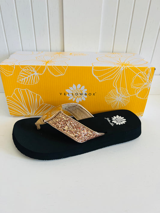 Yellow Box Fascell White Women's Flip Flops Sandals
