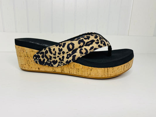 Wish Wedge in Leopard by Corkys