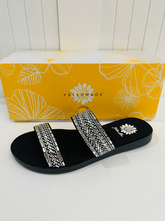 Yellow box discount sandals